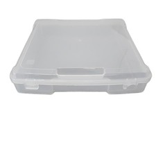 Iris Ohyama Kunststoffkoffer DIY Box Stapelbar Transparent 10L 3er Set Aufbewahr