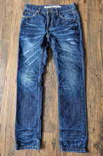 Jeans used-Waschung Gr. W28 L32 Savvy Jeans Blau