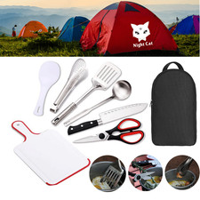 Camping Geschirr Set Edelstahl