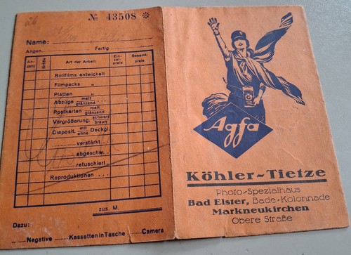 Kleine alte tüte für fotos - für,