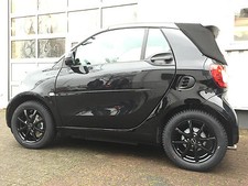 Winterräder smart 453 fortwo forfour Alufelgen Borbet schwarz Hankook Fabrikneu