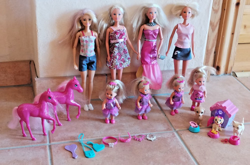 Konvolut puppen barbie - puppen:,
