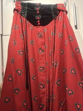 Trachtenrock Gr.40 Rot Damen Oktoberfest Rock