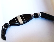 Armband koralle schwarz - armband,