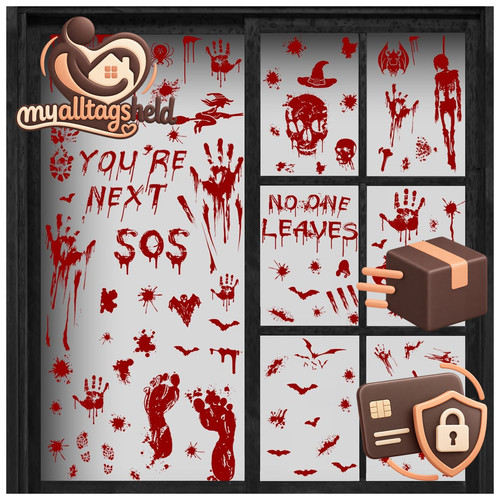 Halloween fensterbilder - halloween,