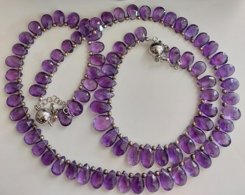 Schmuckset mit amethyst - schmuckset,