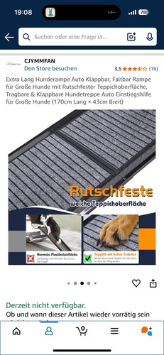 Extra lange hunderampe - hunderampe, für