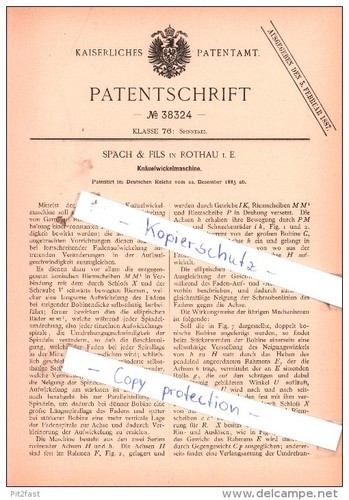 Original patent spach fils - -,