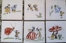 6 Untersetzer Fliesen Weimarer