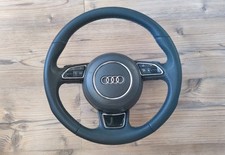 AUDI A8 S8 D4 schwarz Leder Lenkrad komplett neu beziehen 4H0419091AE INU