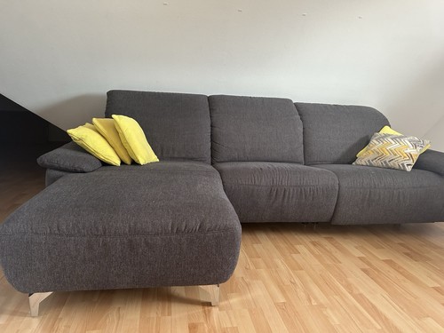 Ecksofa form grau - ecksofa, l-form
