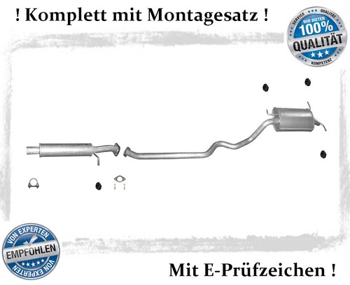 Auspuffanlage für hyundai - auspuffanlage,