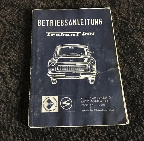 Altes buch trabant - altes, 601