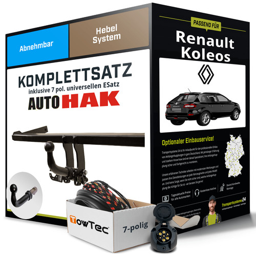 Anhängerkupplung abnehmbar