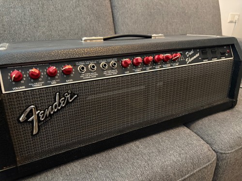 Fender dual showman red - fender,