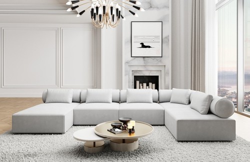 Sofa leder wohnlandschaft - sofa,