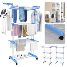 Turm- Wäscheständer, Wäschetrockner, Wäscheturm | 32 Meter Wäscheleine, klappbar