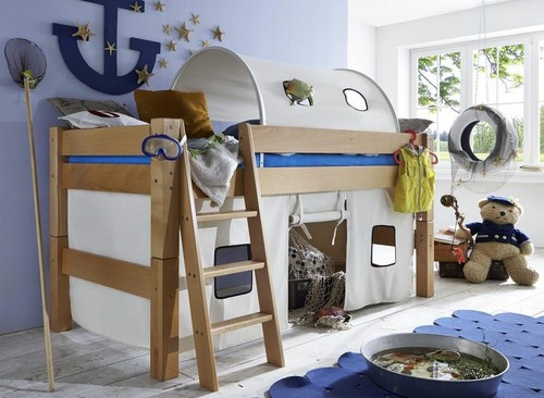Massivholz hoch bett tobykids - massivholz, hoch-bett