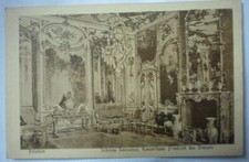 POSTKARTE SCHLOSS SANSOUCI KONZERTSAAL FRIEDRICH DES GROSSEN POTSDAM vor 1945