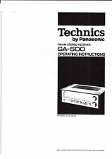 Technics  Bedienungsanleitung