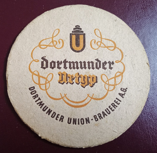 Bierdeckel brauerei dortmunder - bierdeckel,