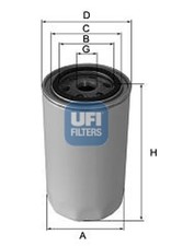 Hydraulikfilter Lenkung UFI