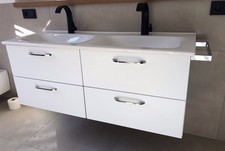 WT +WTU, Essento 2.0 Keramik Weiß + Golf PG1 weiß, 545x495x1350mm+Einhandmischer