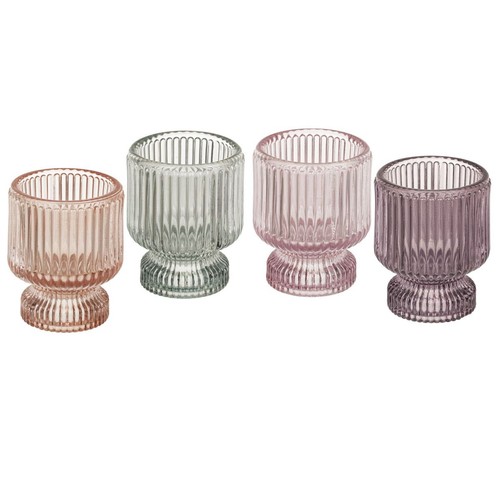 Kerzenhalter aus glas 2in1 - glas,
