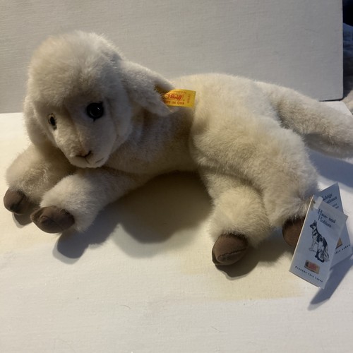 Loved vintage steiff flocky - loved,