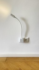 LED Steckdosenlampe dimmbar Steckerlampe 4W flexibel Leselampe Leuchte SEBSON