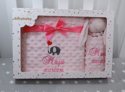 Geschenkset babydecke mit - babydecke,