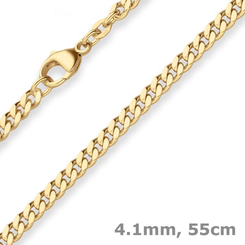 1mm panzerkette goldkette - 4,1mm,