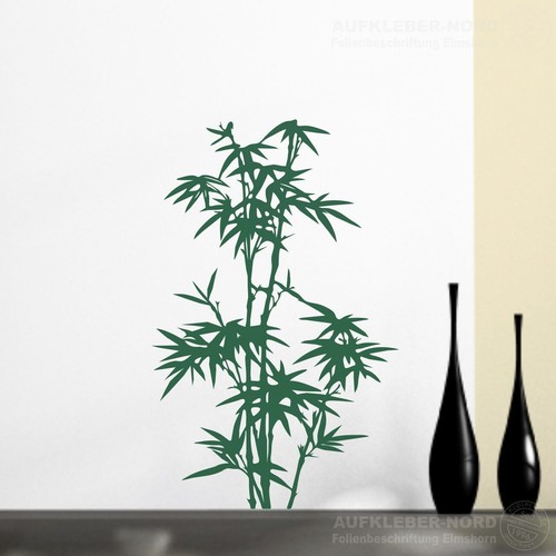 Bambus wandtattoo 55cm pflanze - 55cm,