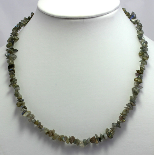 Natur labradorit kette - natur,
