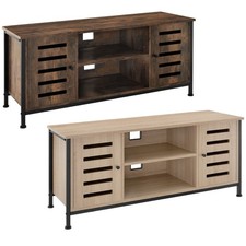 TV-Schrank Fernsehtisch Lowboard Sideboard TV Board Regal Holz Metall Industrie