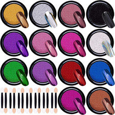 Nagel glitzer pulver set - nagel,