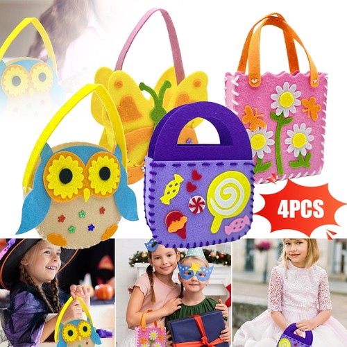 4pcs filz tier tasche - 4pcs,