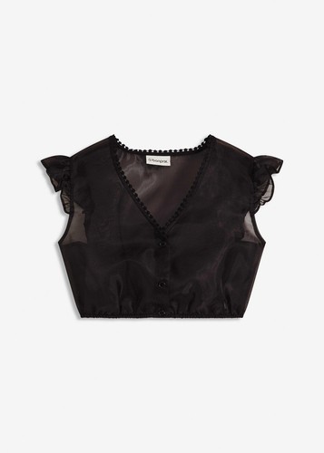 Dirndlbluse 46 schwarz - gr.,