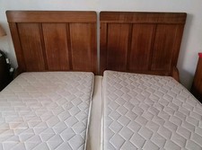 Bettgestell Antiquariat Braun  Holz  100×200. Auch Einzeln. Nur  Abholung