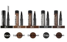Augenbrauenstift Tattoo Stift Wasserfester Microblading Gabelspitze 5 Farben NEU