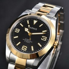PARNIS Saphirglas Herren Automatische Armbanduhren 40mm Uhren Leuchtzifferblatt