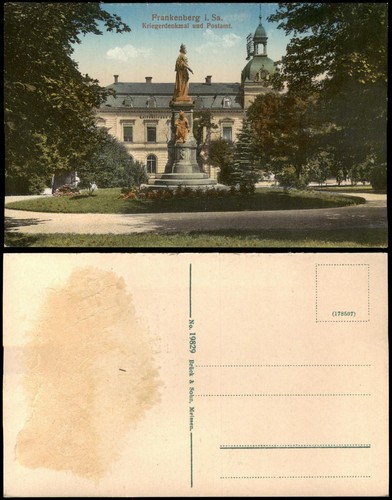Ansichtskarte frankenberg - ansichtskarte,