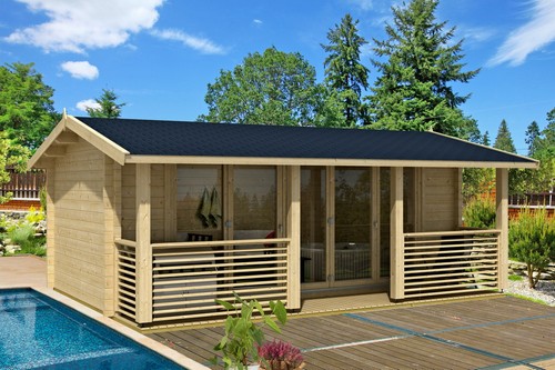 Gartenhaus holz 70mm - holz,