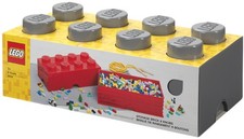 LEGO Aufbewahrungsstein STORAGE BRICK 8 12 Liter grau