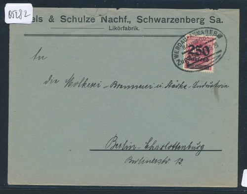 05282 bahnpost ovalstempel - 05282),
