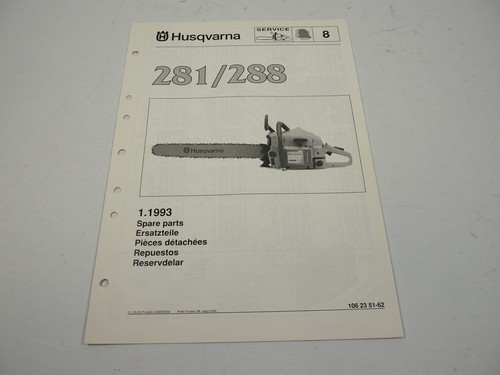 Husqvarna 281 288 kettensäge - husqvarna,