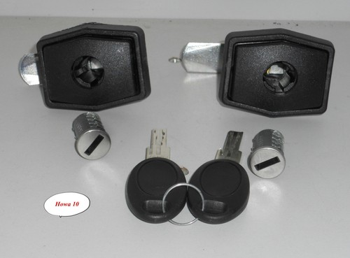 Set klappenschloss schwarz - 2-,