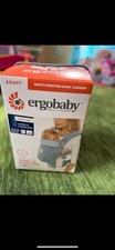 Ergobaby Babytrage azurblau mit Sonnenschutz Super Zustand