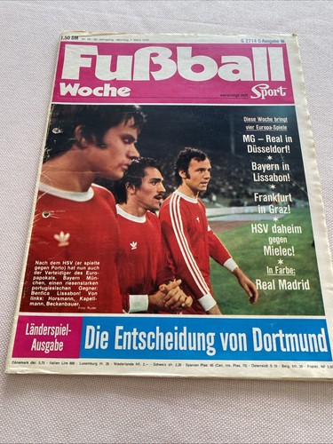 Fußball wochenr 1976 - fußball, /