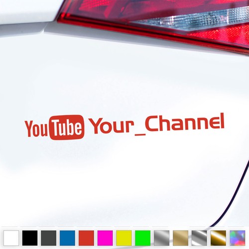 Username youtube aufkleber - youtube,